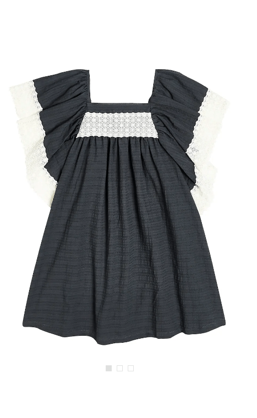 Grey Lace Dress