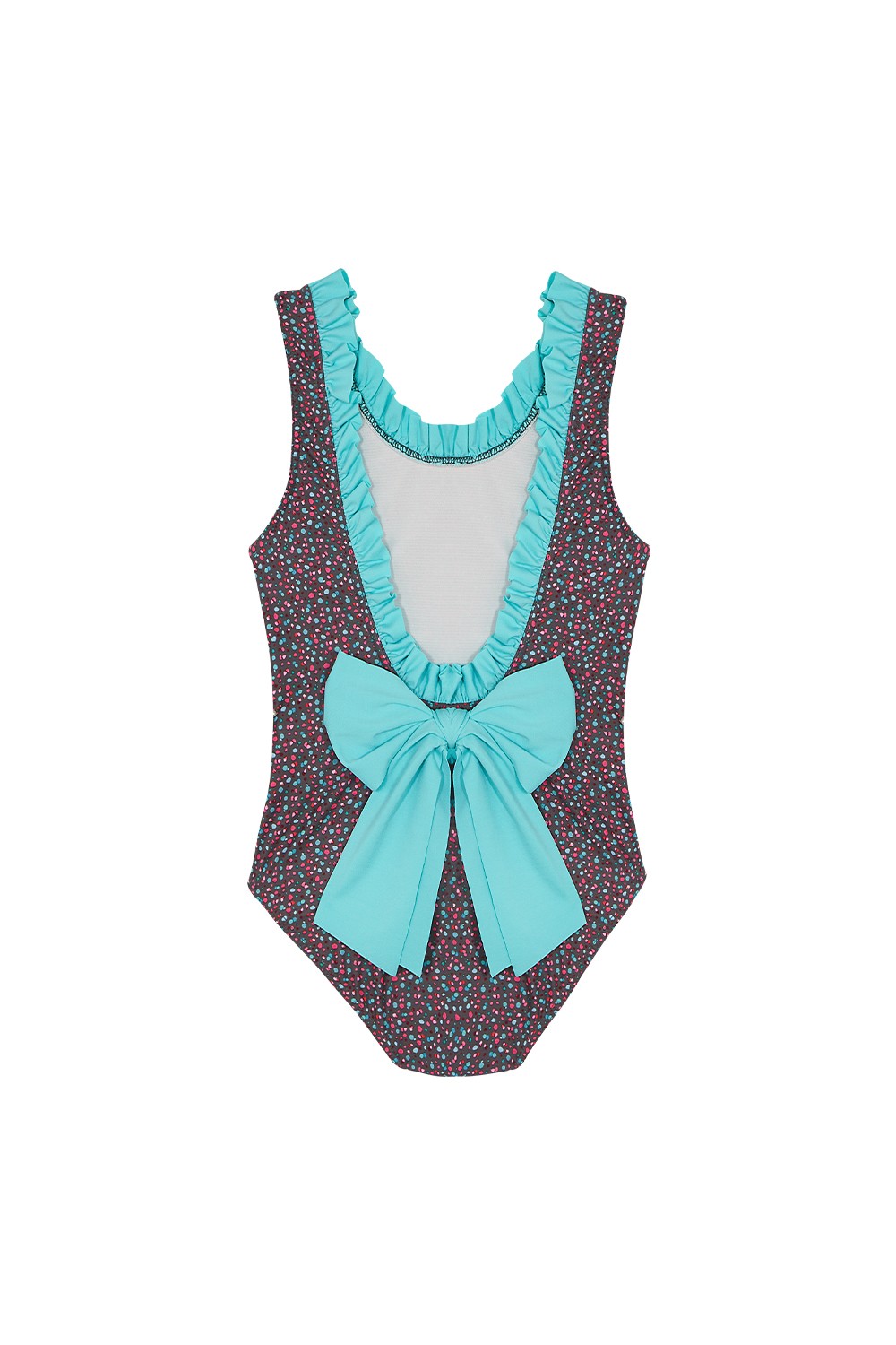 Multicolor Baby Mikonos Bow Swimsuit