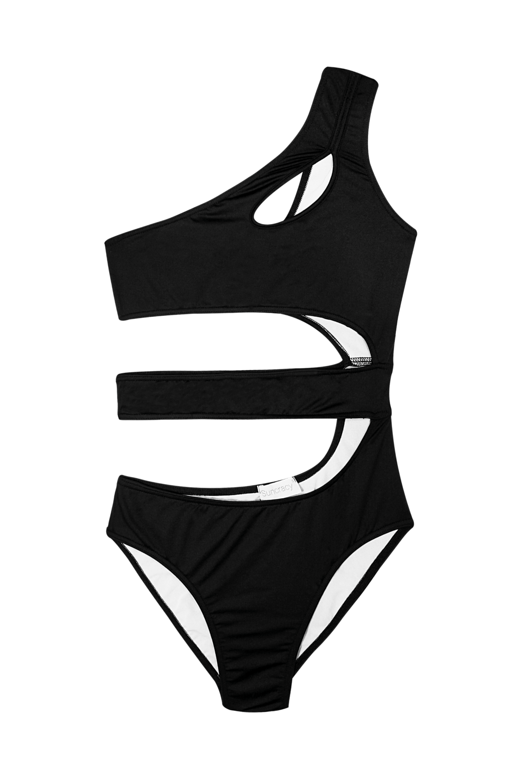 Black Milos Woman Geometric Swimsuit