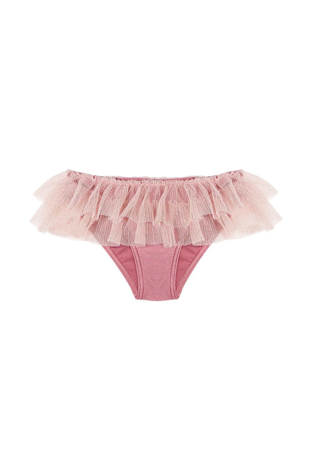 Dusty Pink Baby Saint Tropez Chic Tulle Culotte