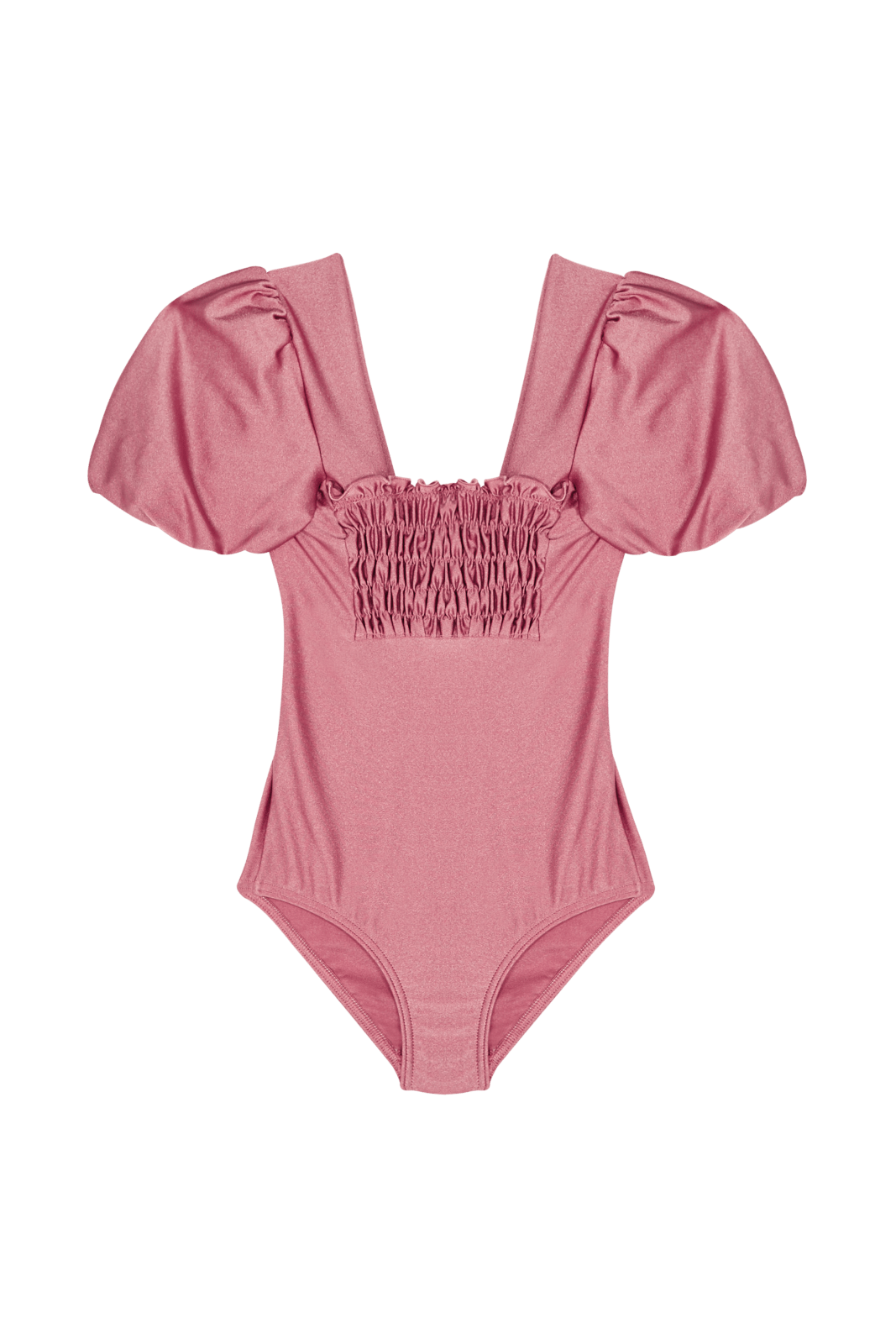 Dusty Pink Saint Tropez Sleeves Swimsuit