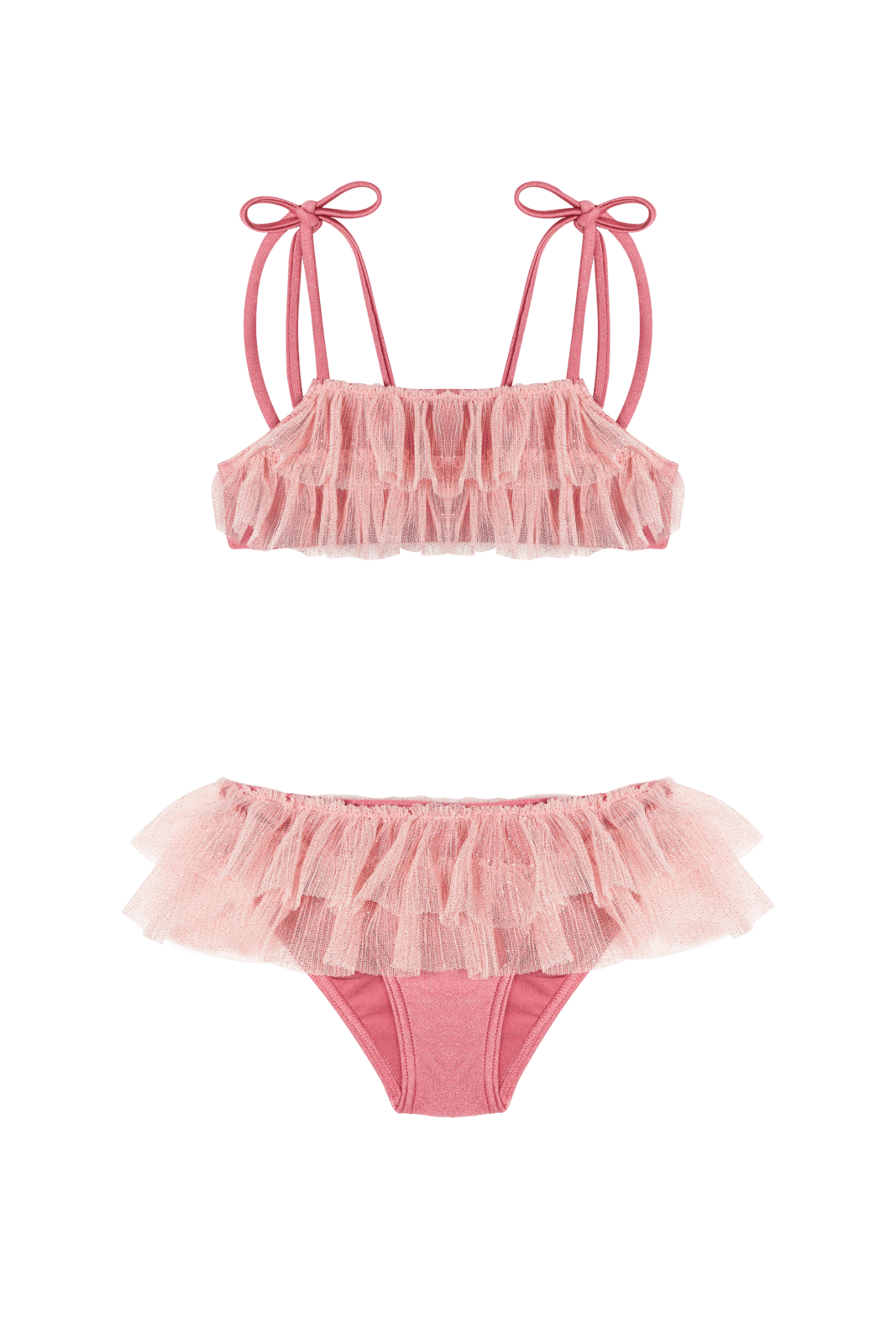 Dusty Pink Saint Tropez Baby Chic Tulle Two Pieces