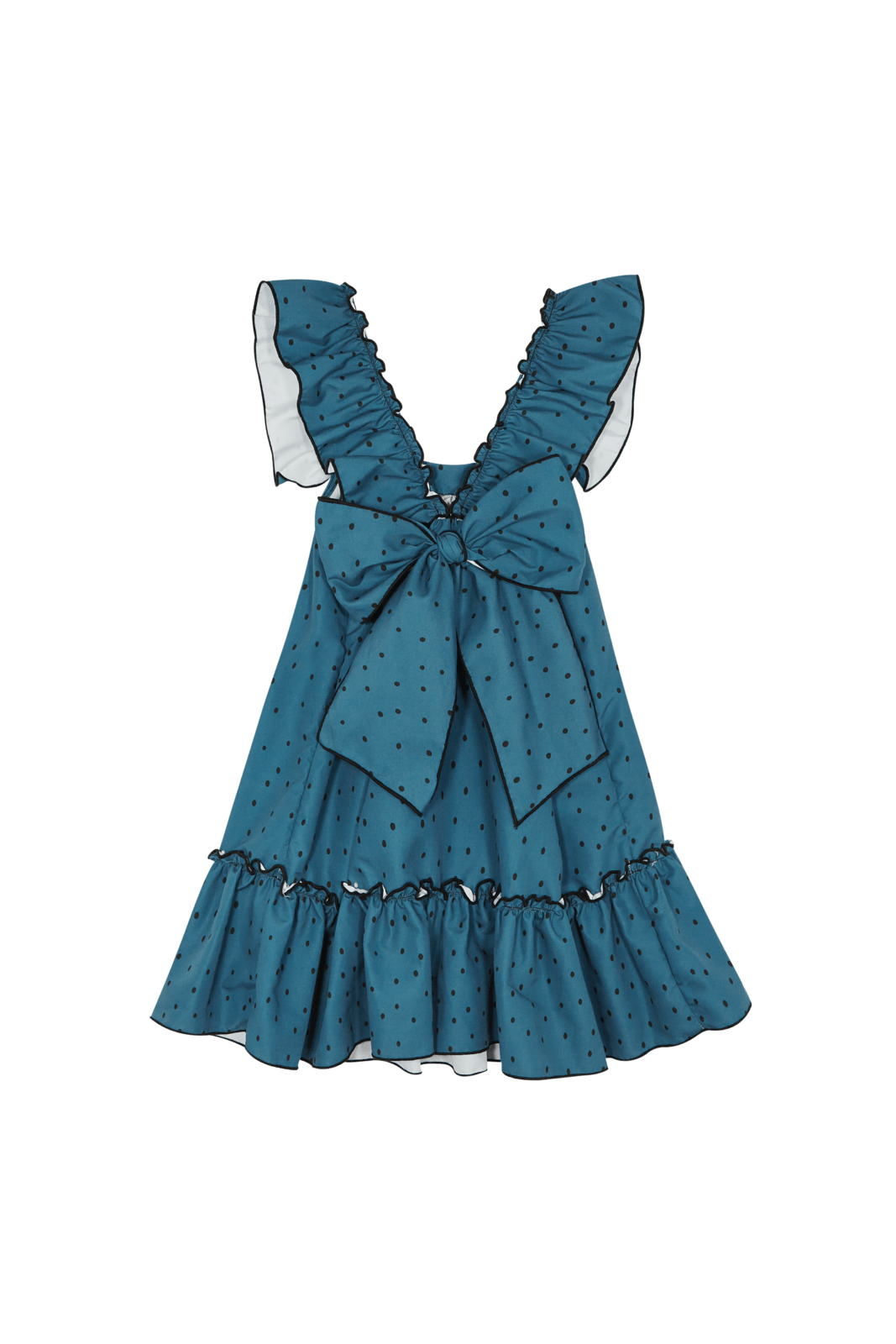 Teal Blue Santorini Fast Dry Bow Dress