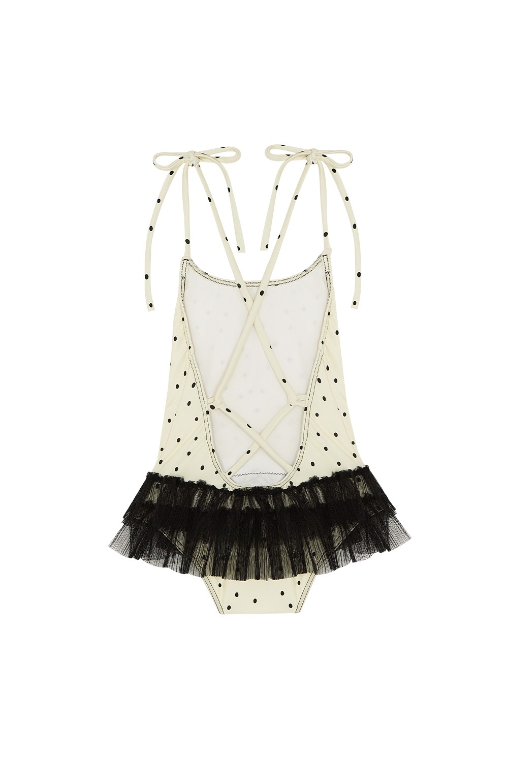 Ivory Baby Formentera Chic Tulle Swimsuit