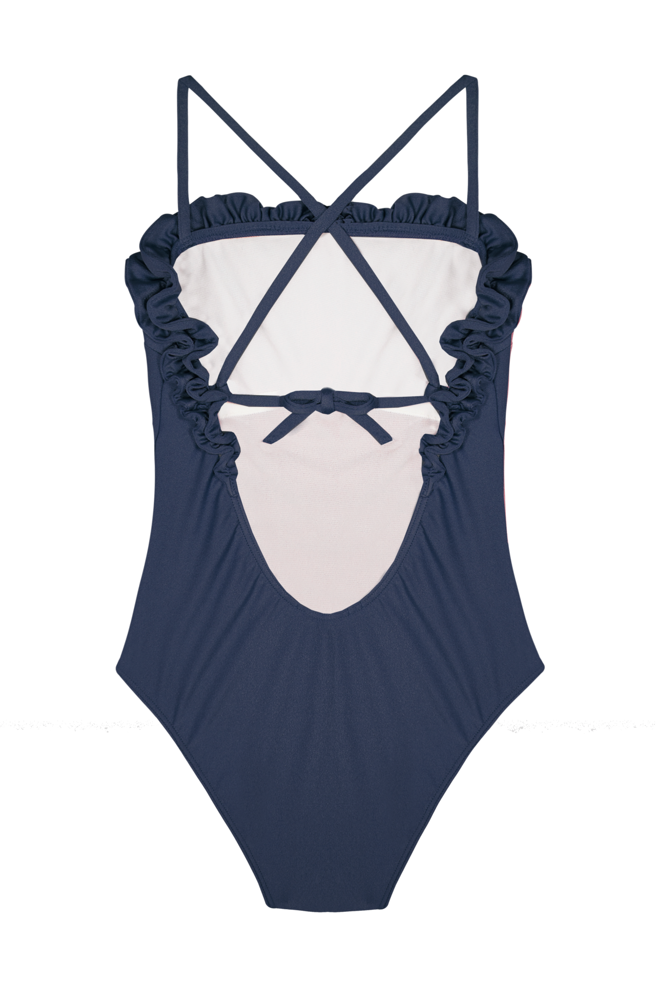 Blue Symi Ruffle Swimsuit