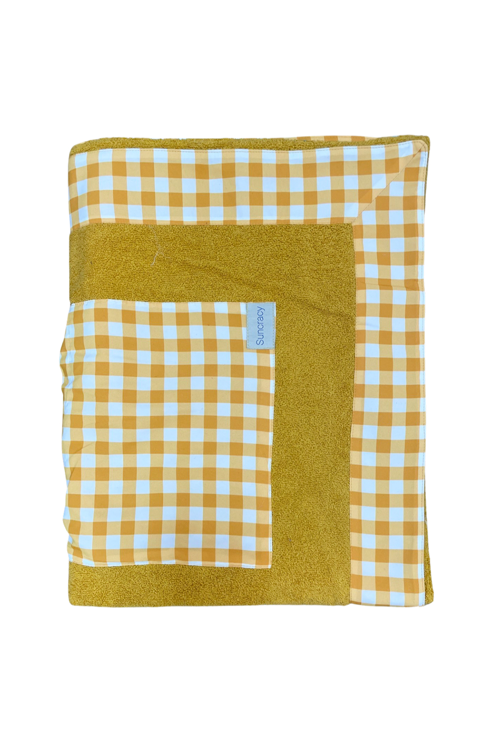 Marbella Yellow Plaids Towel