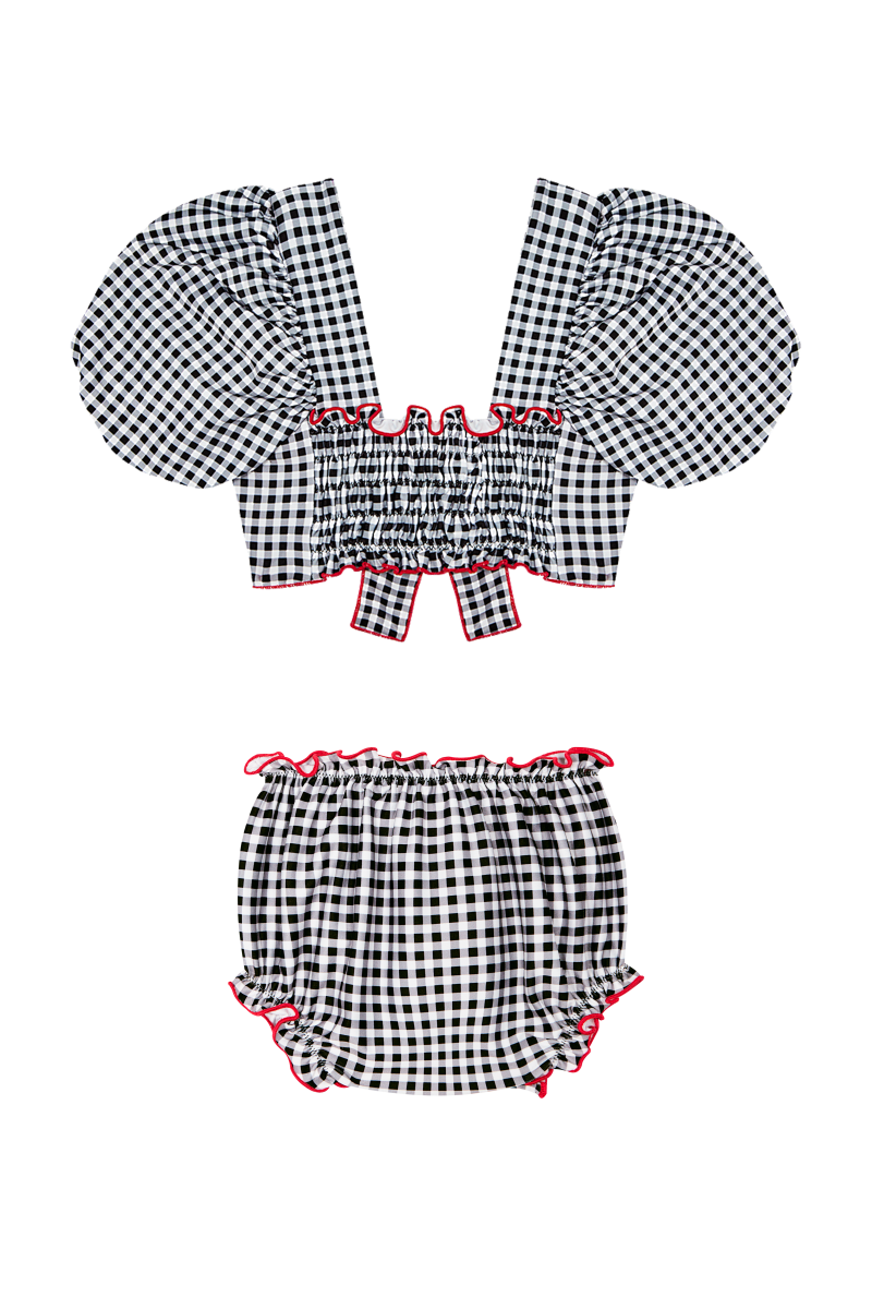Ibiza Sleeves Baby Two Pieces Set (Front) - Suncracy